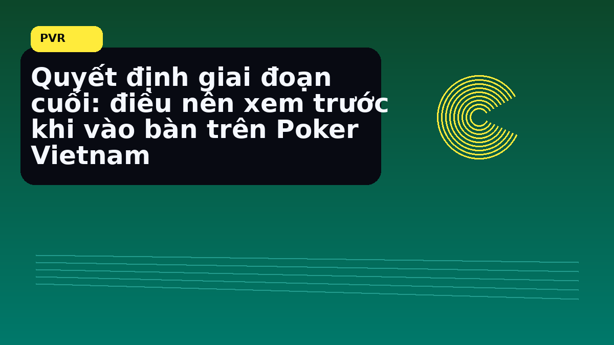 Nhịp cộng đồng trước một phiên đông người khi cần chốt quyết định nhanh